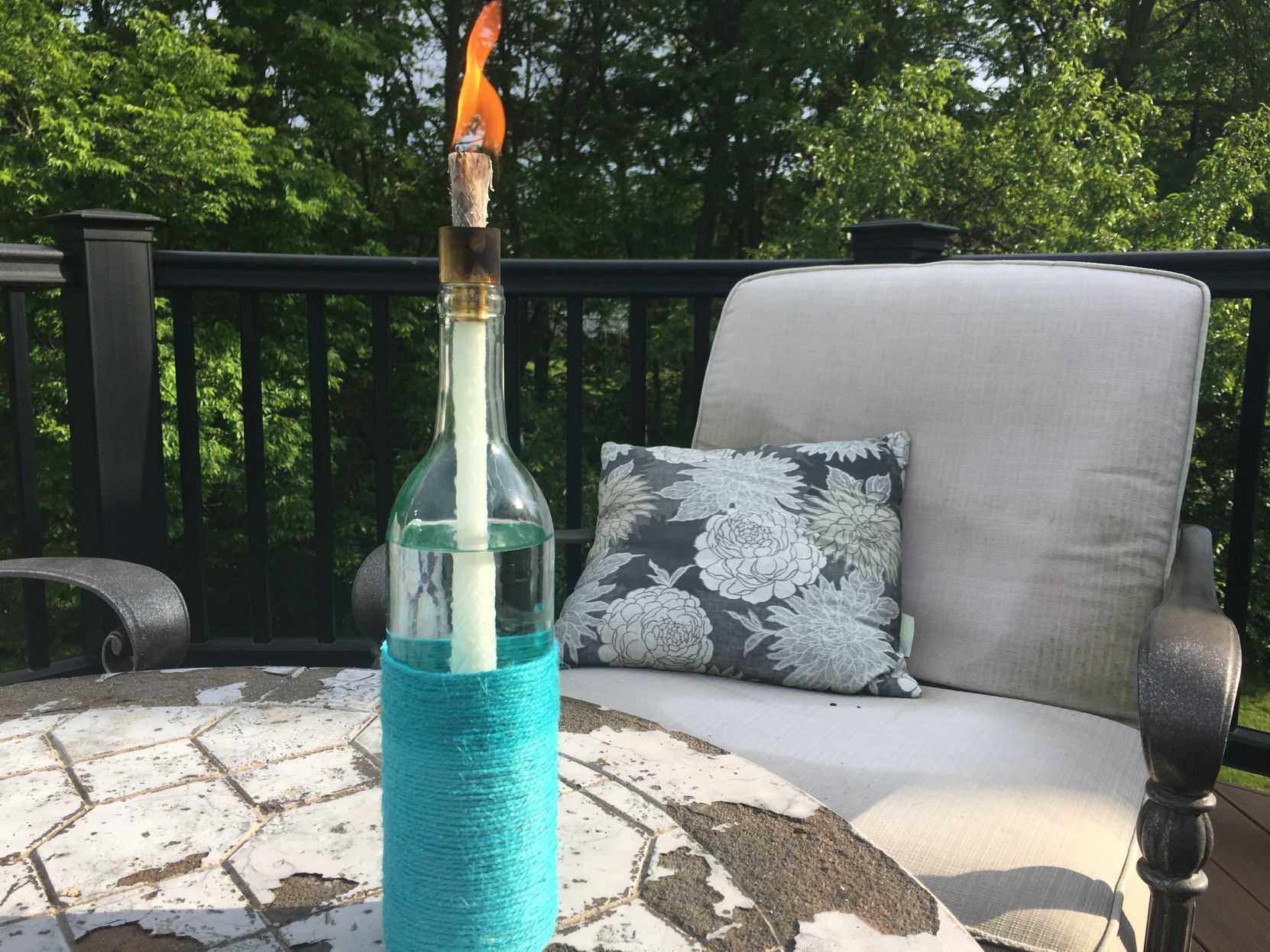Fashion a mosquito-repellent torch